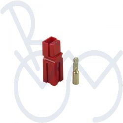 Connector Multicomp large red incl. interior contact