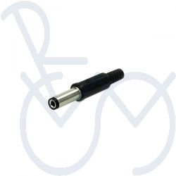 Connector DC power supply 2.5mm,  long  2.5x5.5x15mm.
