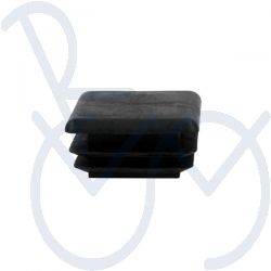 Rubber stops square 60 x 60 mm. black