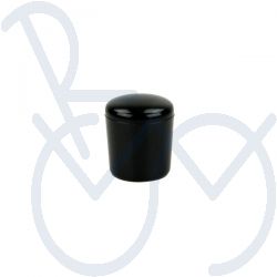 Round PVC end cap Ø15mm.