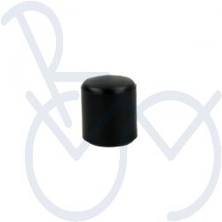 Round PVC end cap Ø19mm.