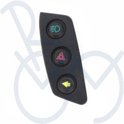 Left-hand rubber keypad overlay for Galaxy Plus with LCD display