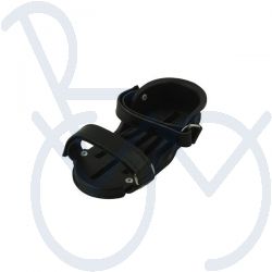 Foot fixation tray size 1 with straps 17 x 6 cm.