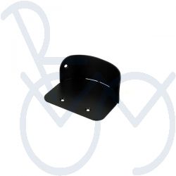 Heel support metal black coated