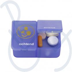 Pill box 1 day 2 compartments morning / evening