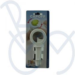 Screw cap opener for bottles with a screw cap