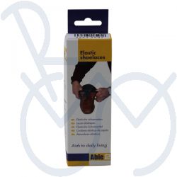 Elastic shoelaces brown 61cm.