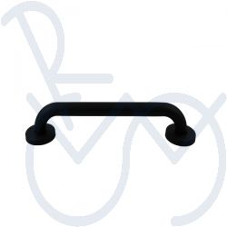 Wall bracket black stainless steel 45 cm