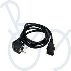 Power cable 3 pole 3 meter long with Euro connector