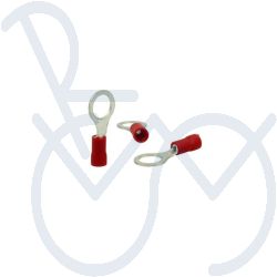 Cable shoe 8KW 044-291-003   A69 Pre-Insulated Ring Terminal Ø5mm. red