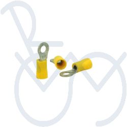 Cable shoe 8KW 044-029-003   A71 Pre-Insulated Ring Terminal Ø5mm. yellow