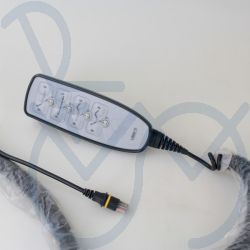 Manual control for Linak care bed with 8 buttons and locking mechanism