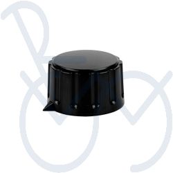 Potentiometerknob Ø36mm. black with arrow