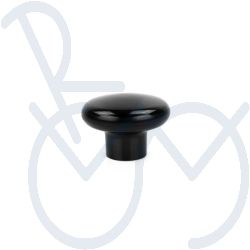 Mushroom knob Ø5cm. with clamping bush for P&G