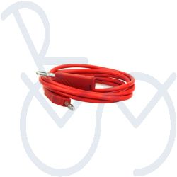 Test lead red silicone 150 cm.