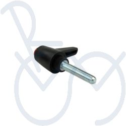 Clamping handle lever plastic  M8 x 40mm.