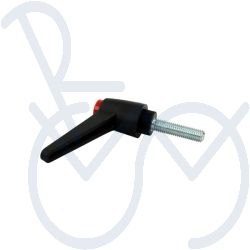 Clamping handle lever plastic M10 x 50mm.