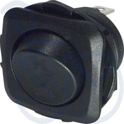 Flip switch 3 postitions black plastic on / off