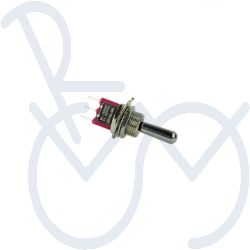 Toggle switch 3 positions resiliently single pole big long timble