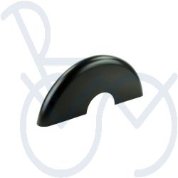 Mudguard 22" black (wheelchair model)