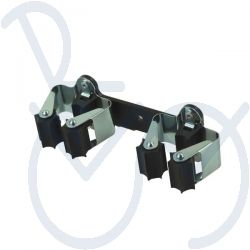 Double metal Crutch clamp on strip roll