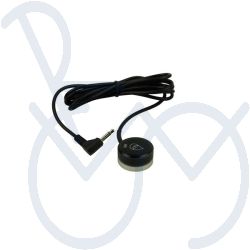 Piko button Ø30mm. water resistant black 125 gram