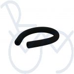 Foam Griff 66cm. Durchmesser 22mm. schwarz rau